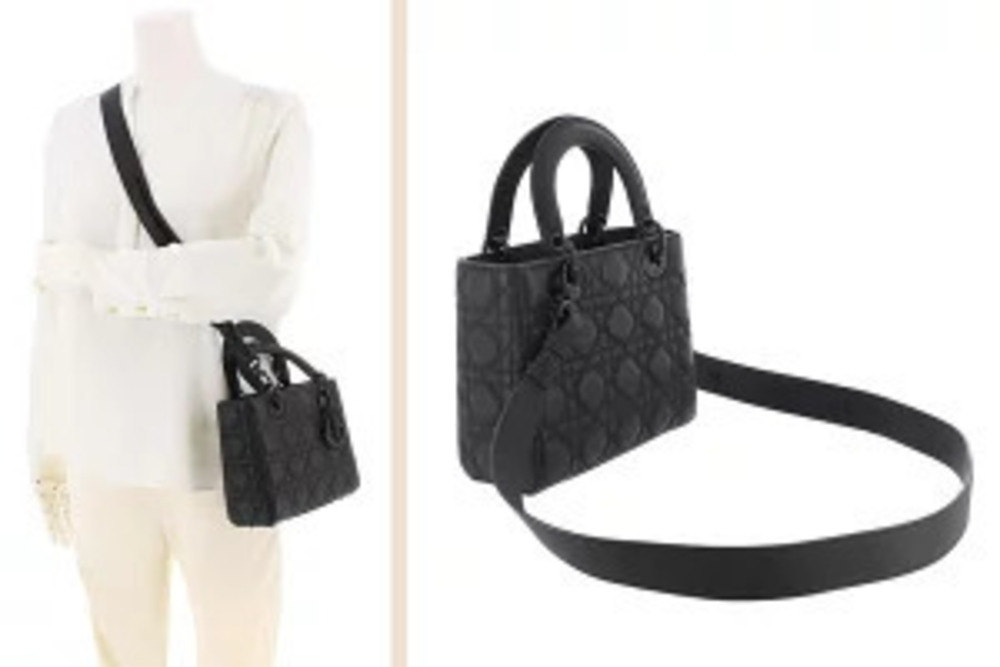 Dior Cannage MY Lady Bag ABC Black
